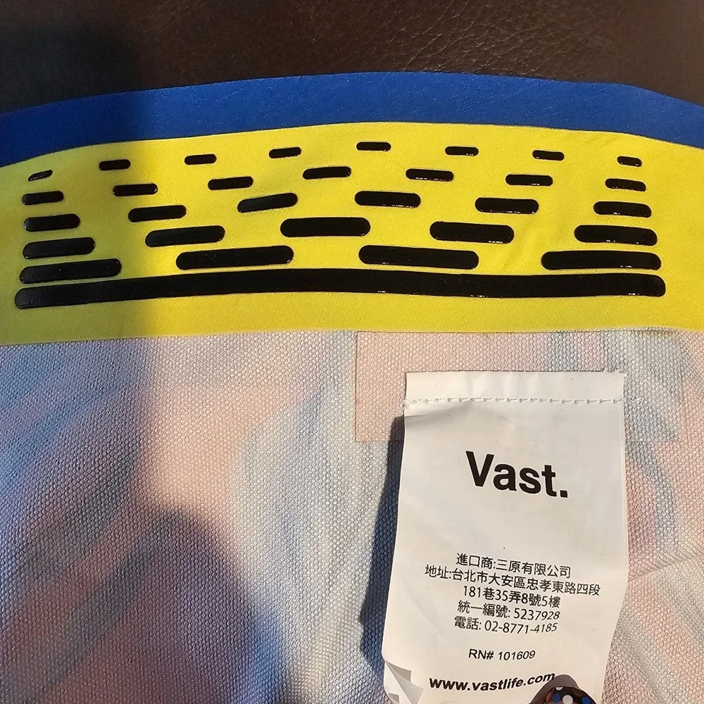 Vast Titanium 22 Mens Board Shorts Pink Blue Tropical Monstera Leaf Size 36 Tie